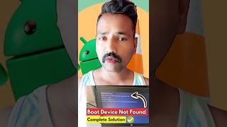 Boot device not found problem solved #techtips #tech #shorts #ytshorts #techlover #laptopfix