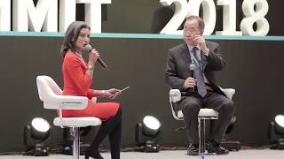 H.E. Ban Ki-moon interview with BBC Sharanjit Leyl at PATA Annual Summit 2018