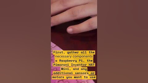 How to Make Awesome Robots with the Pimoroni Inventor HAT Mini