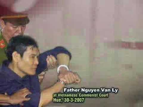 Billboard Father Nguyen Van Ly in San Jose, Cali, ...