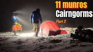A rough night on the plateau, and the next day was worse | 11 Munros in the Cairngorms