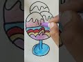 Easy art ideas for kids,cute icecream drawing ideas #shorts #art #ytshorts #trending #drawing #craft