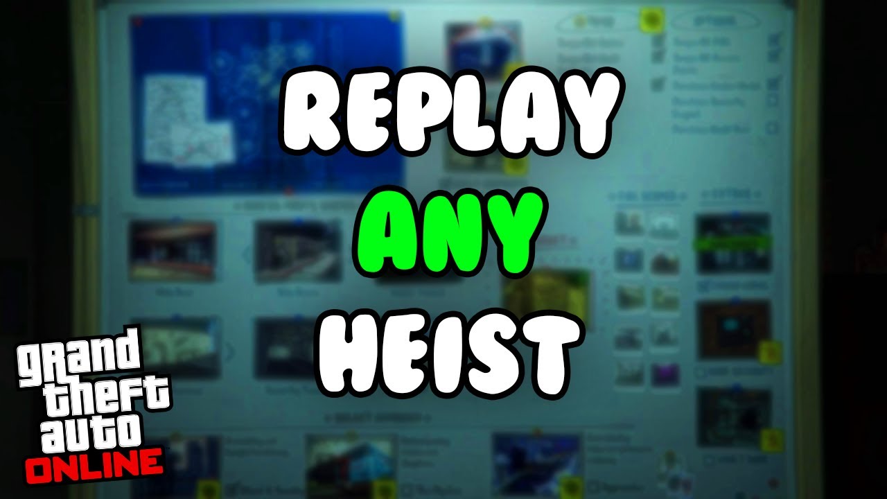 How to REPLAY Cayo Perico, Doomsday, Casino heist and Classic Heists in
