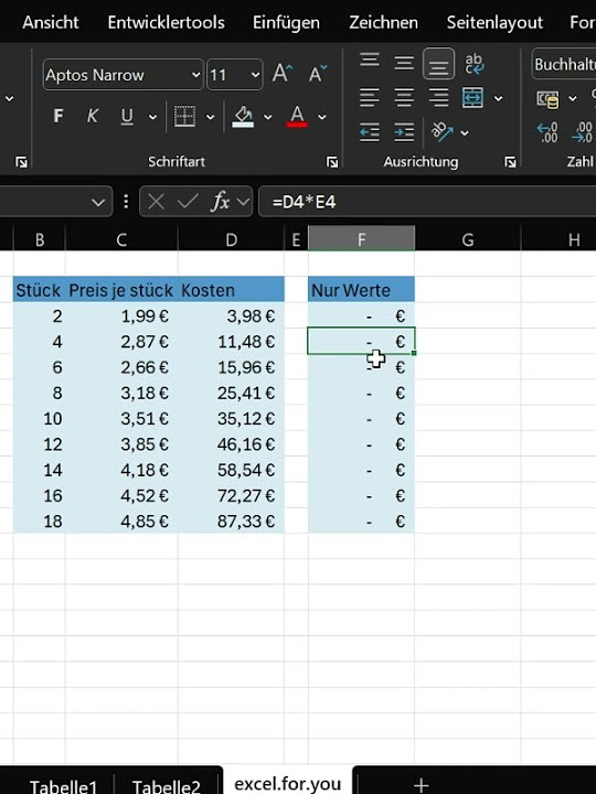 Nur Werte in Excel kopieren🔥 excel microsoftexcel exceltips exceltricks exceltutorial YouTube