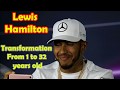 Lewis Hamilton (2017) transformation from 1 to 32 years old