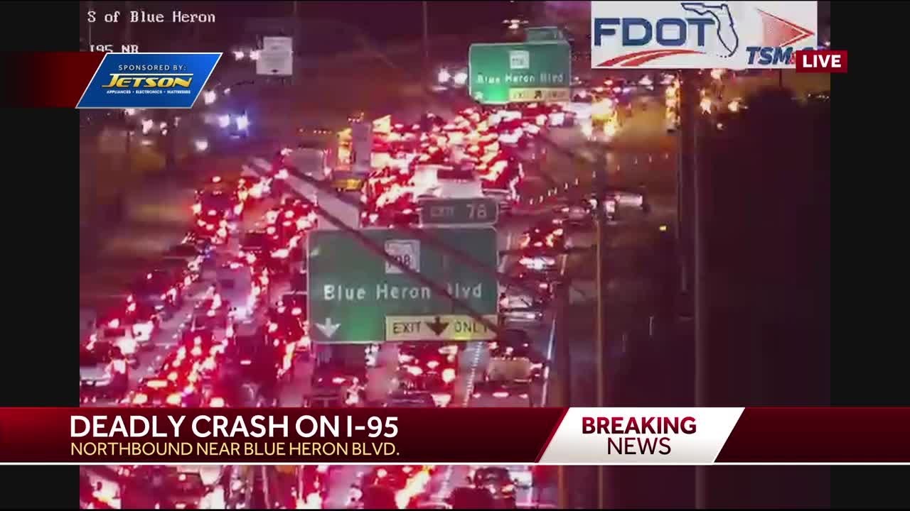 Deadly crash shuts down lanes of I-95 for more than 4 hours, causes 7 ...