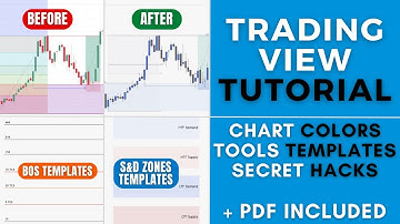 Trading View Tutorial - Chart Colors, Tools, Hacks and Templates (+PDF)