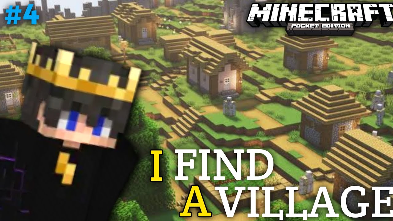 I find a village in minecraft pocket edition - YouTube