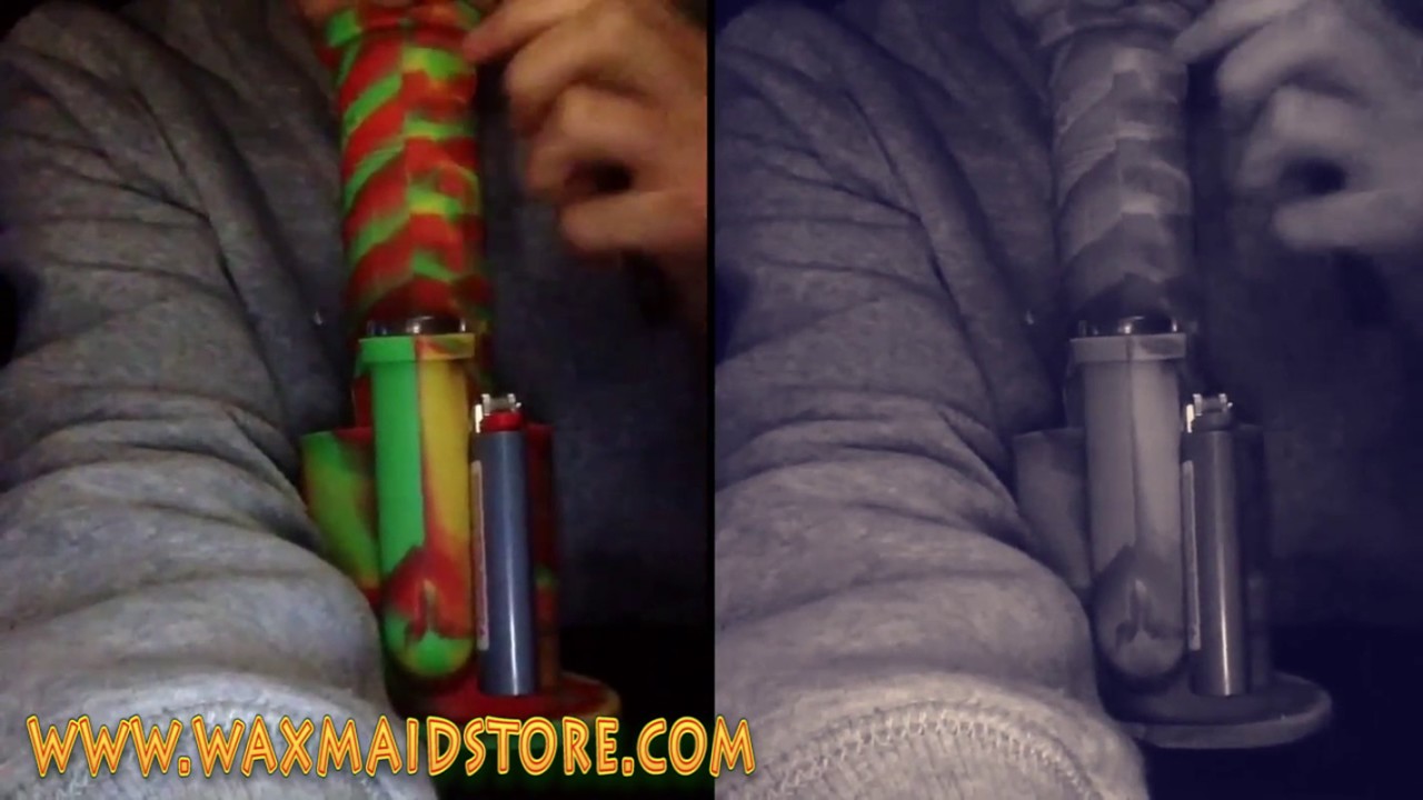 waxmaid silicone smoke rig/bong/water pipes smoke sesh