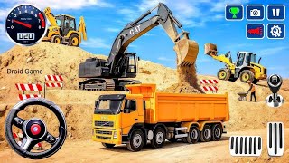 Real City Construction Simulator 3D - City Road Builder Excavator Trucks - Android Gameplay screenshot 5