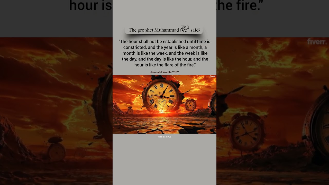 The Shrinking of Time: A Prophetic Sign of the End Times" 