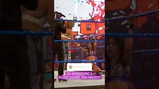 Raquel Gonzalez Vs Cora Jade Join Hands During Wwe Nxt Match Wwe New Diva Stars