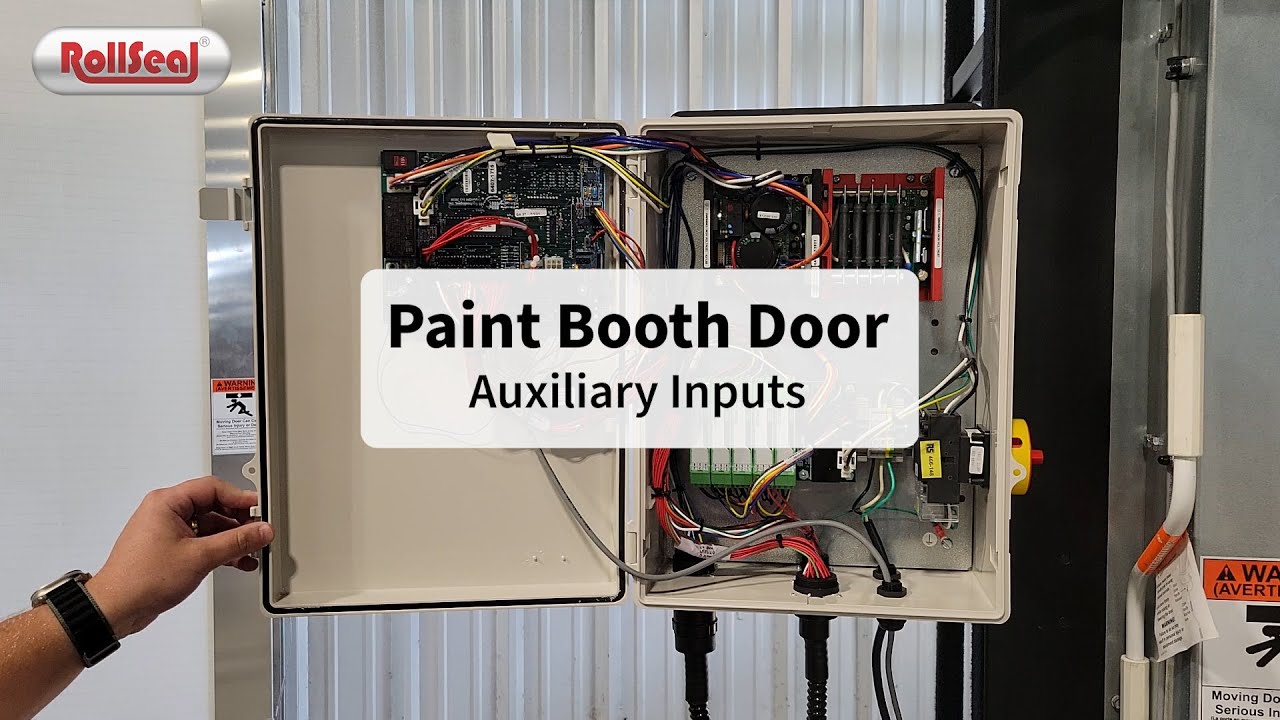Paint Booth Door Auxiliary Inputs YouTube