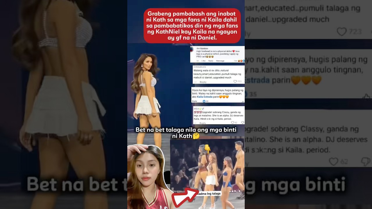 Kathryn bina BASH ngayon ng Fans ni Kaila Estrada dahil sa pag Dedma ni Kath kay Kaila Estrada.