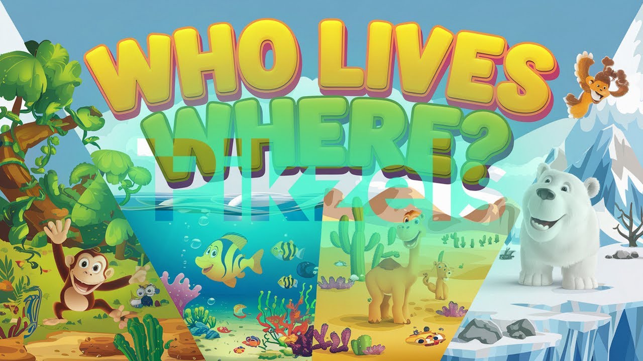 Who Lives Where? | Fun Animal Habitat Song for Kids | Learn & Sing Along!