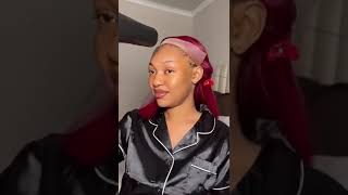 VSP 12Inch Brazilian Hair Maroon Full Frontal Bob Wig-13x4 Lace Front Wigs