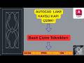 AutoCAD'de Muazzam Kavisli Kapı Çizimi! | 10 Dakikada Profesyonel Teknikler