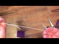 Basics of hand sewing