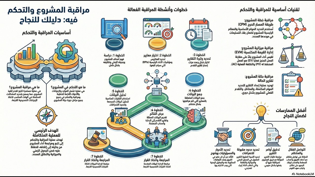 9- المراقبة والتحكم في المشاريع - Project Monitoring and Control