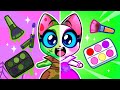 Halloween Princess VS Zombies | Pretend Play | Kids Cartoons Adventure | Purr-Purr Stories