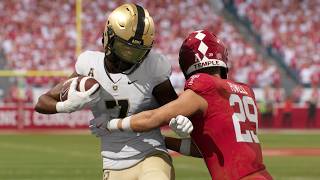 Army vs Temple - NCAA Football 9/25/26 Full Game Highlights (College Football 27 Sim)