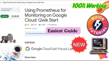 [NEW] Using Prometheus for Monitoring on Google Cloud: Qwik Start #GSP1024 || #qwiklabs #arcade