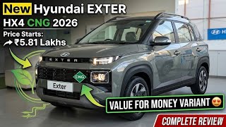 New updated hyundai exter hx4 cng , best cng car , manual , complete review, 