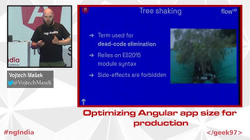 ng-India 2022 | Optimising Angular app size for production  by Vojtech Mašek