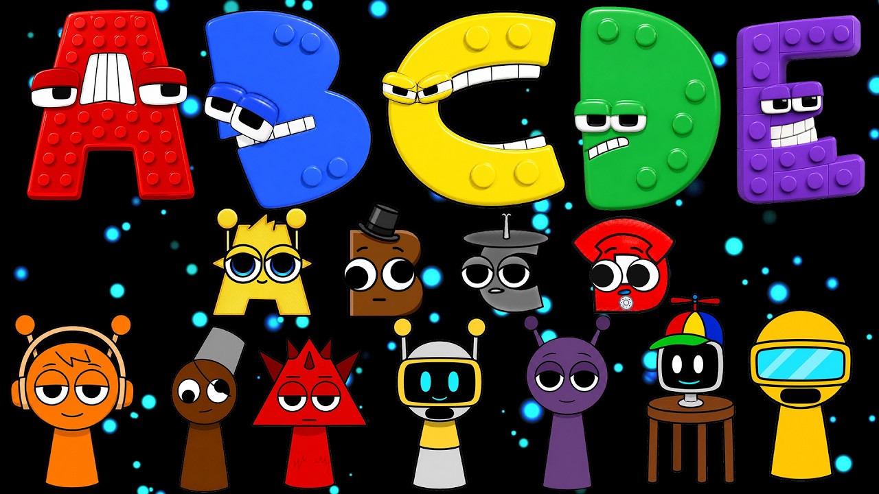 ABC Song for Toddlers 🎵 Learn A to Z Alphabet Characters, Colors