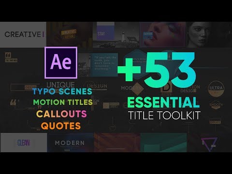 Essential Titles Toolkit -AE, a Templates & Theme by Polygon Motions (Thumbnail 1 of 2)