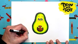 #DrawWithRob 195 Avocado