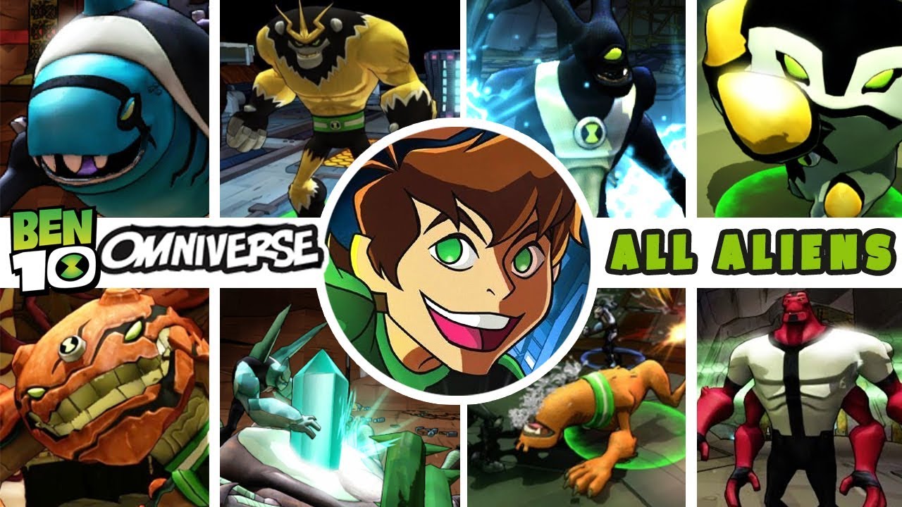 Ben 10 Omniverse ALL ALIENS (PS3, X360, WII) - YouTube