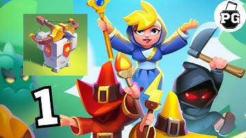Tutorial and Complete Arena 1 - Rush Royale: Tower Defense TD 🧙‍♀️ Gameplay Walkthrough |Part 1|