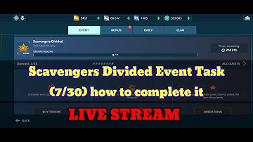 war robots scavengers divided event task (7/30) how to complete it #warrobots #warrobotslive