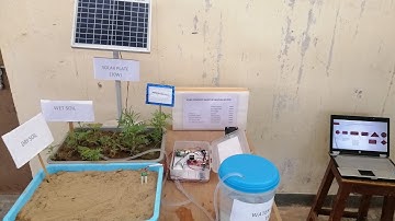 SOLAR POWERED SMART IRRIGATION SYSTEM, B.TECH. PROJECT, DEMONSTRATION VIDEO, PART-2 #Shorts