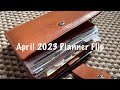 April 2023 Gillio Personal Rings Flip // Pink Planner Girl