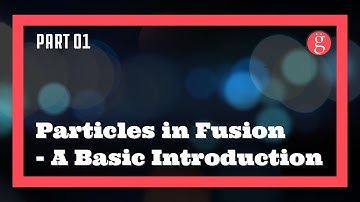 Part 1 - DaVinci Resolve Fusion Particles - A Basic Introduction