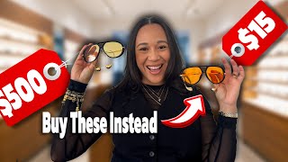 Don’t Pay $500 - Designer Sunglasses Dupes vs. Real