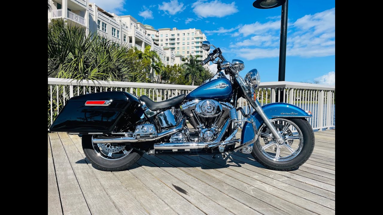 2006 Harley Davidson Heritage with air ride rear super clean lots of chrome