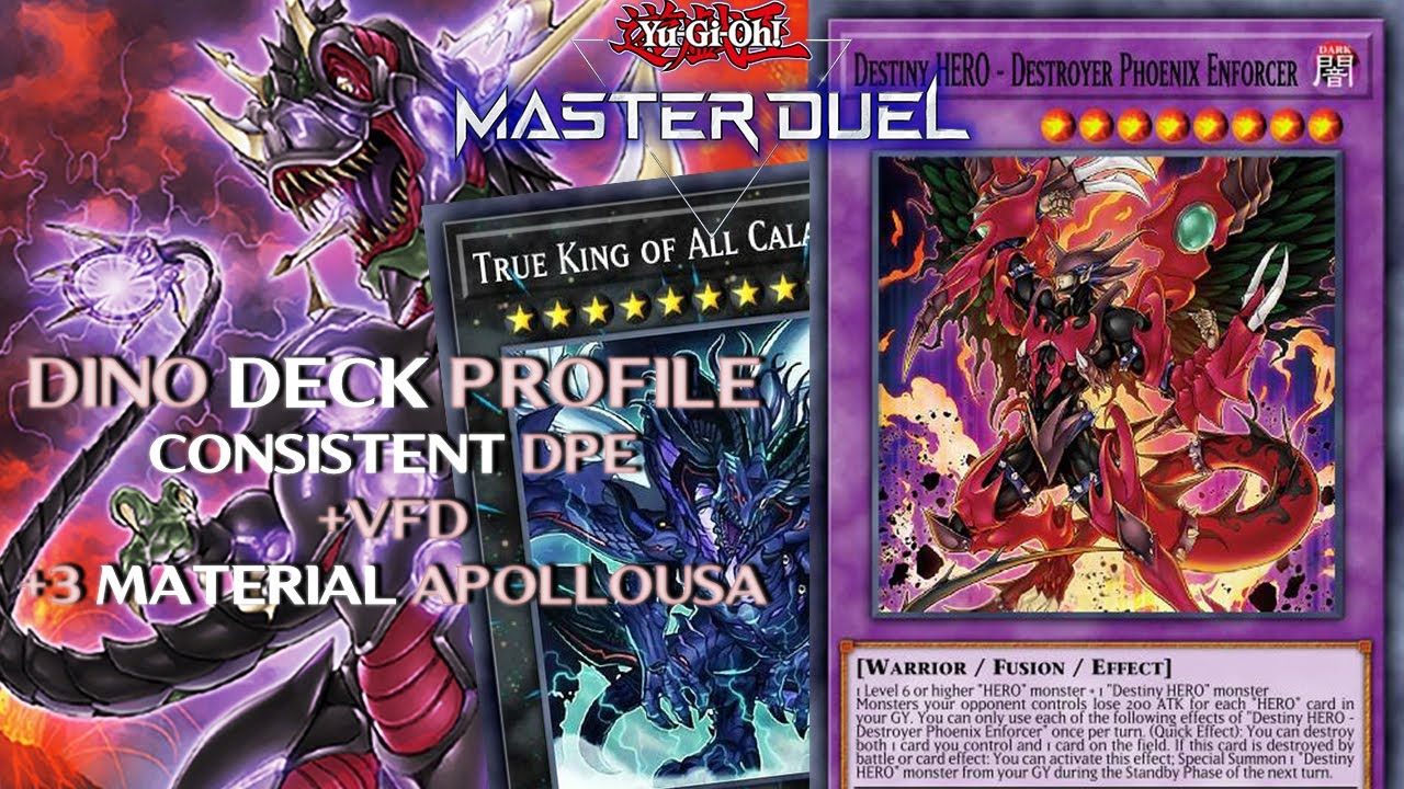 dpe yugioh deck Complete Custom for Yu-Gi-Oh! You can only use each of the following effects of Destiny HERO GOD TIER DPE DINOS WITH