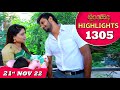 ROJA Serial | Episode 1305 Highlights | ரோஜா | Priyanka | Sibbu Suryan | Saregama TV Shows Tamil