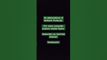 Abbreviations of Network Protocols #shorts #viral #trending #computer #networking #protocols #pc