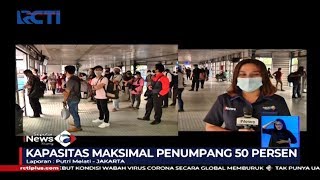 Perkantoran Dibuka, Halte Bus Transjakarta Kembali Ramai Dipadati Penumpang - SIS 09/06