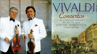 A. Vivaldi Violin Double Concertos, Josef Suk, Oldřich Vlček