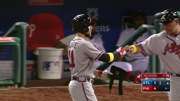 ATL@PHI: Inciarte drives in Beckham on infield single