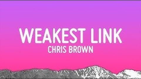 Chris Brown - Weakest Link (Quavo Diss) 1 hour loop