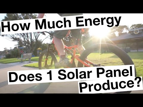 सोलर बेसिक्स पीटी 2: एक सोलर पैनल कितनी ऊर्जा का उत्पादन करता है?
