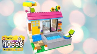 LEGO 10698: Pool House プールハウスの作り方 【レゴクラシック レシピ】