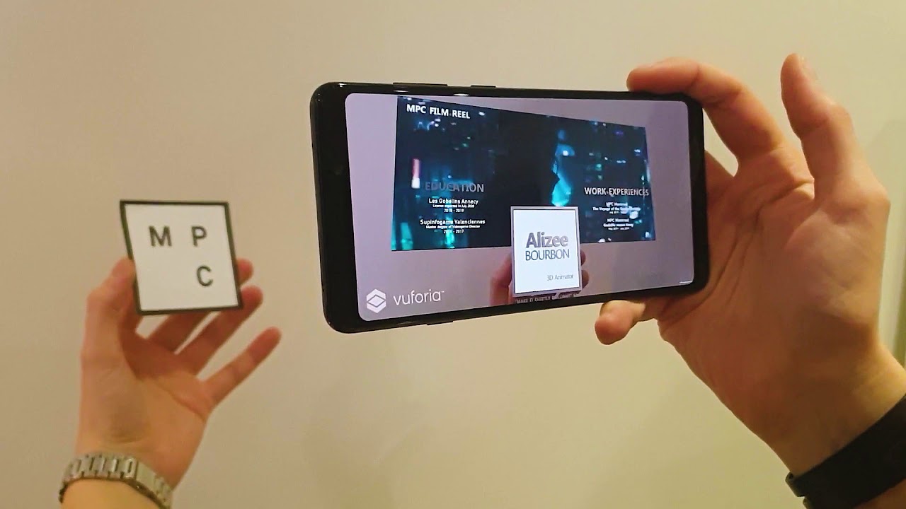 I created an Augmented Reality CV YouTube