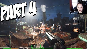 Fallout 4 Walkthrough Gameplay Part 4 (W/Facecam!)- DIAMOND CITY! (Let